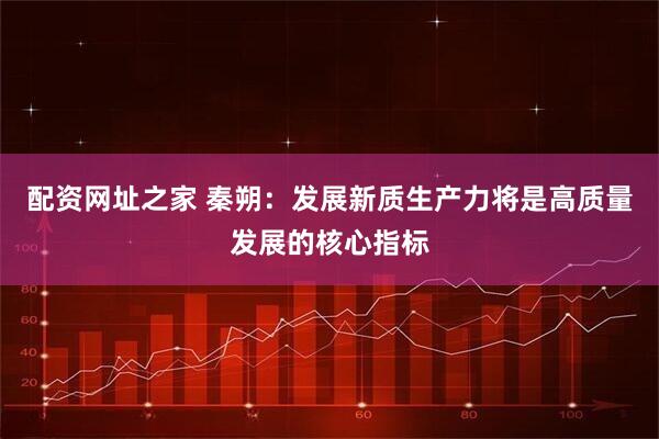 配资网址之家 秦朔:发展新质生产力将是高质量发展的核心指标